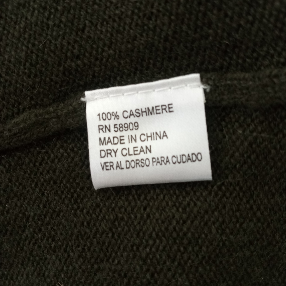 ANTONIO MELANI 100% Cashmere Peplum Hem Sweater Moss Green | S - Picture 6 of 8